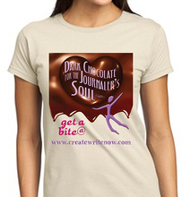 dark chocolate journaling t shirt