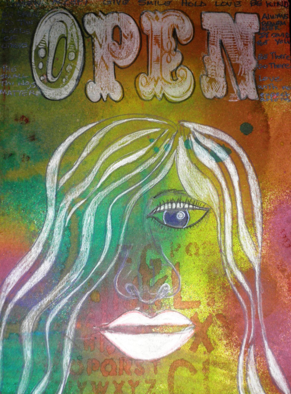 art journaling sample