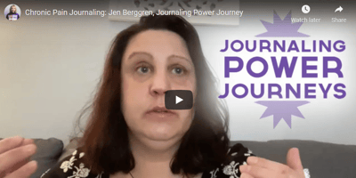 Chronic Pain Journaling: Jen Berggren, Journaling Power Journey-featured