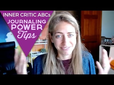 Journaling Power Tips with Kara McDuffee: The Inner Critic ABCs-featured