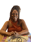 Tracey Lampley White background