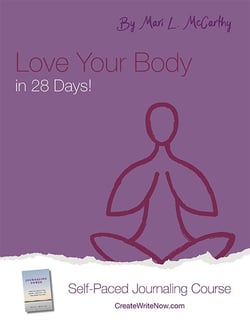 Love Your Body in 28 Days - Self paced Journaling Course - eBook Cover
